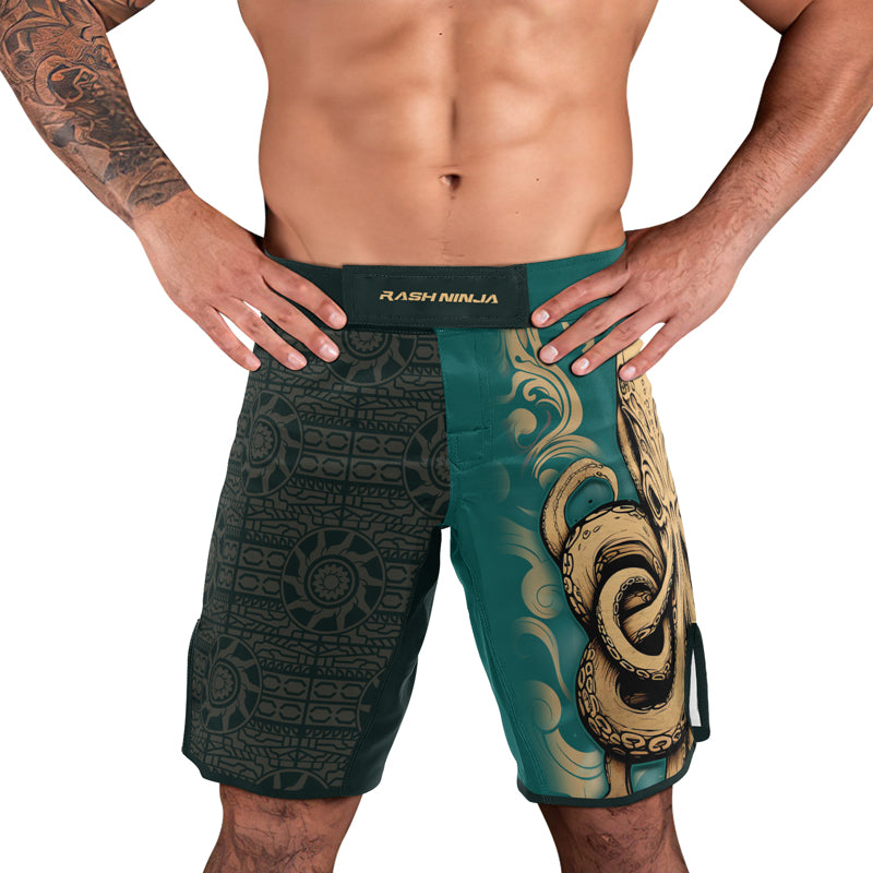 Rashninja Octopus Dominion Men's Fight Shorts | Compression Shorts