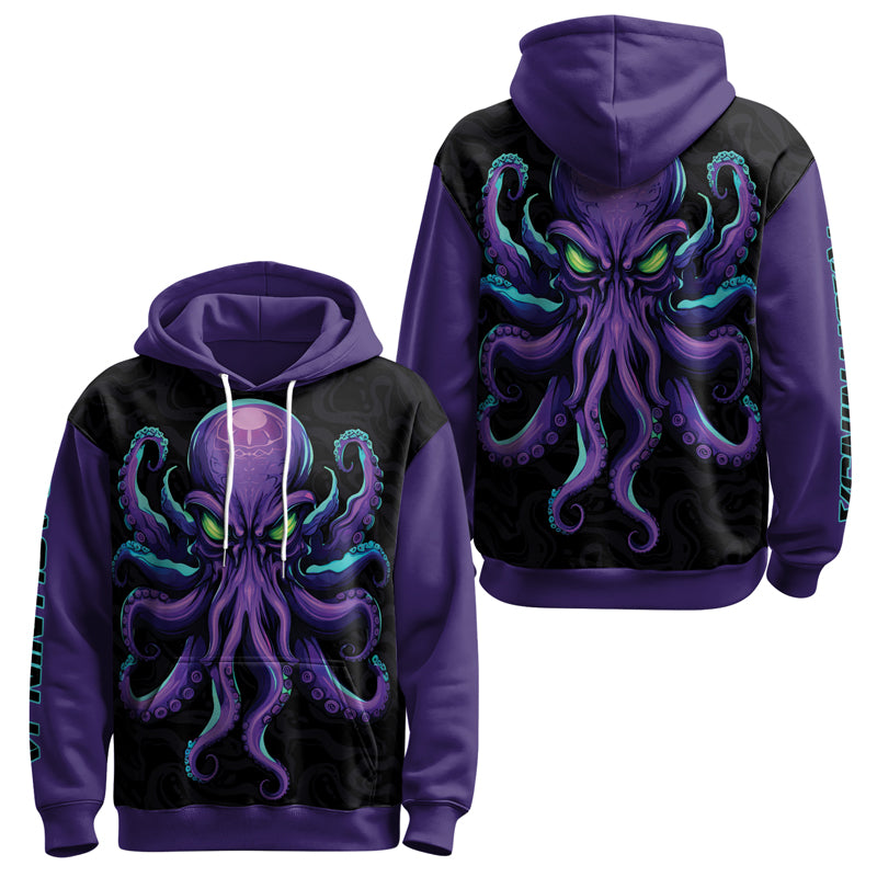 Rashninja Octopus Overlord AOP Hoodie | Jiu Jitsu Octopus Hoodie