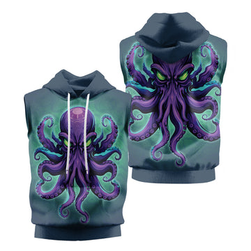 Rashninja Octopus Overlord Sleeveless Hoodie | MMA Sleeveless Hoodie