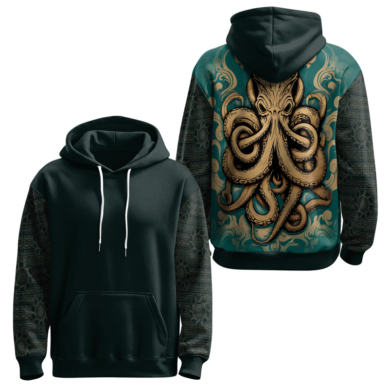 Rashninja Octopus Dominion AOP Hoodie | Jiu Jitsu Octopus Hoodie