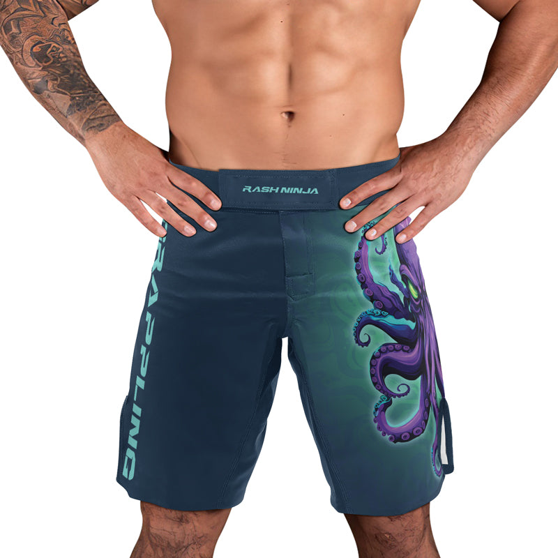 Rashninja Octopus Overlord Men's Fight Shorts | Compression Shorts