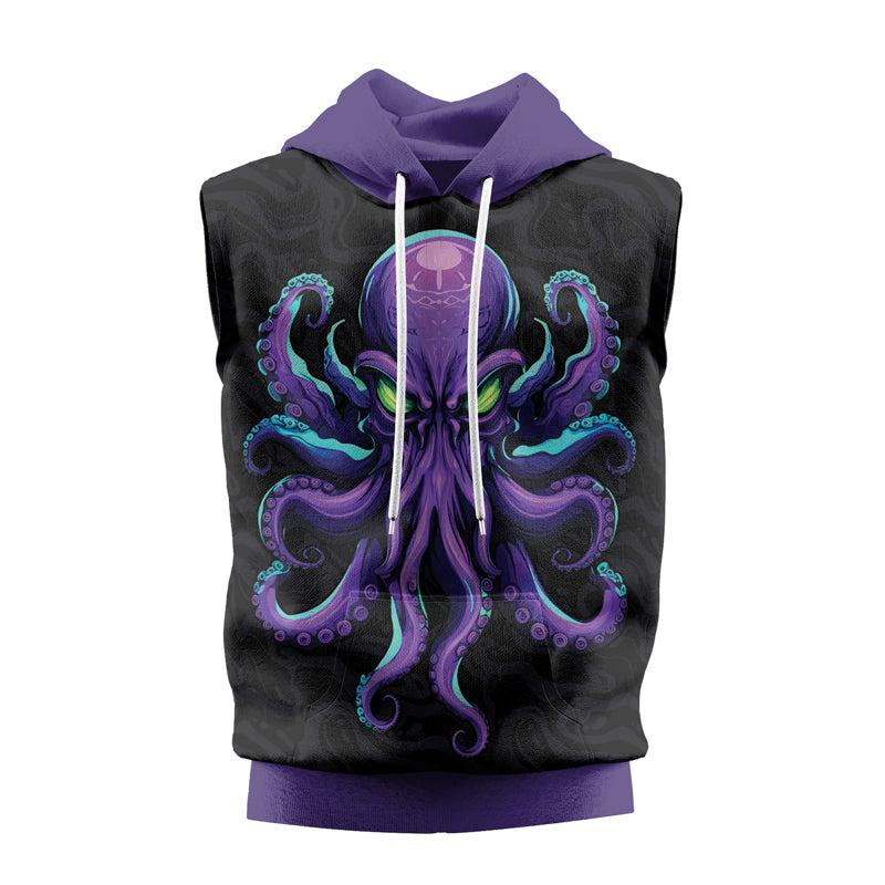 Rashninja Octopus Overlord Sleeveless Hoodie | MMA Sleeveless Hoodie