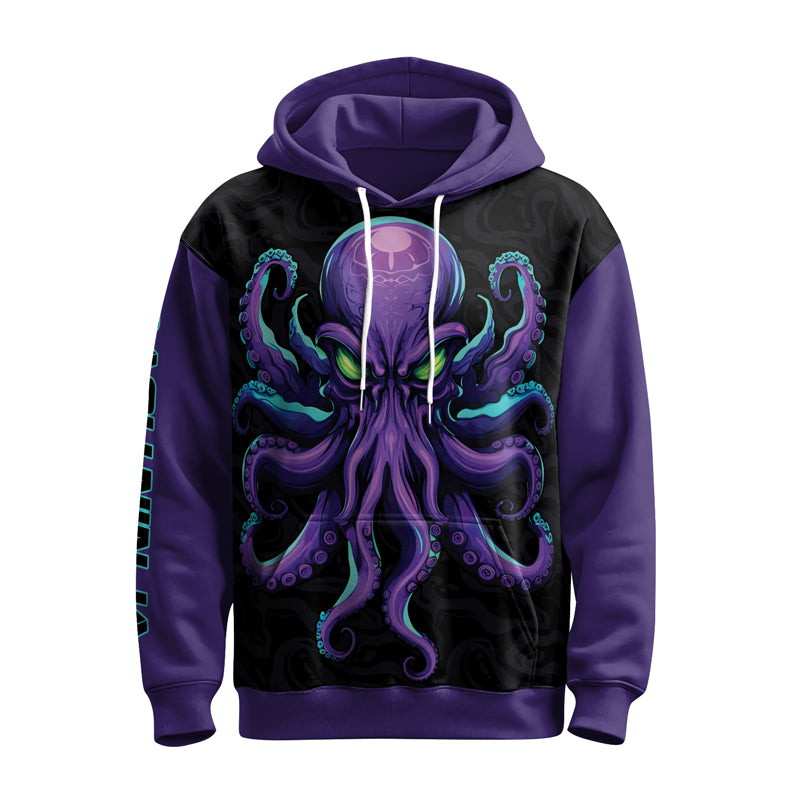 Rashninja Octopus Overlord AOP Hoodie | Jiu Jitsu Octopus Hoodie