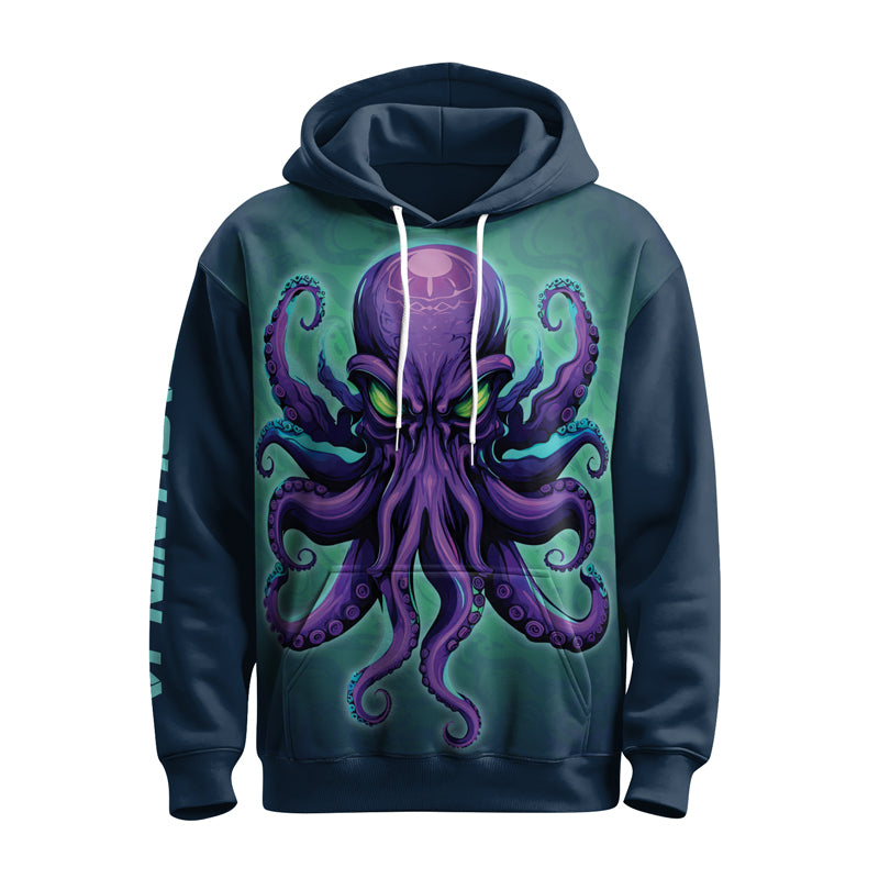 Rashninja Octopus Overlord AOP Hoodie | Jiu Jitsu Octopus Hoodie