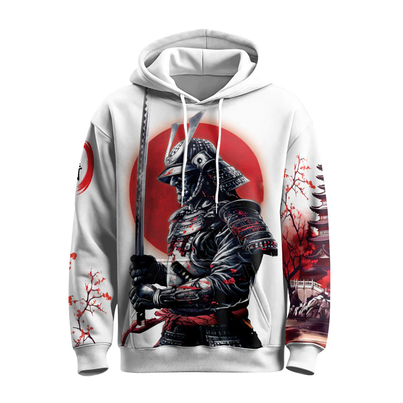 Rashninja Legendary Samurai Warrior AOP Hoodie | Samurai Style Hoodie