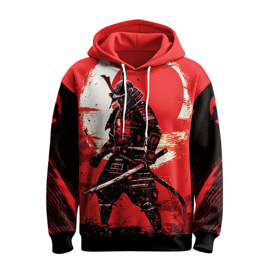 Rashninja Blade of the Samurai AOP Hoodie | Samurai Style Hoodie