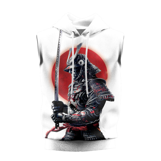 Rashninja Legendary Samurai Warrior Sleeveless Hoodie | MMA Gym Hoodie