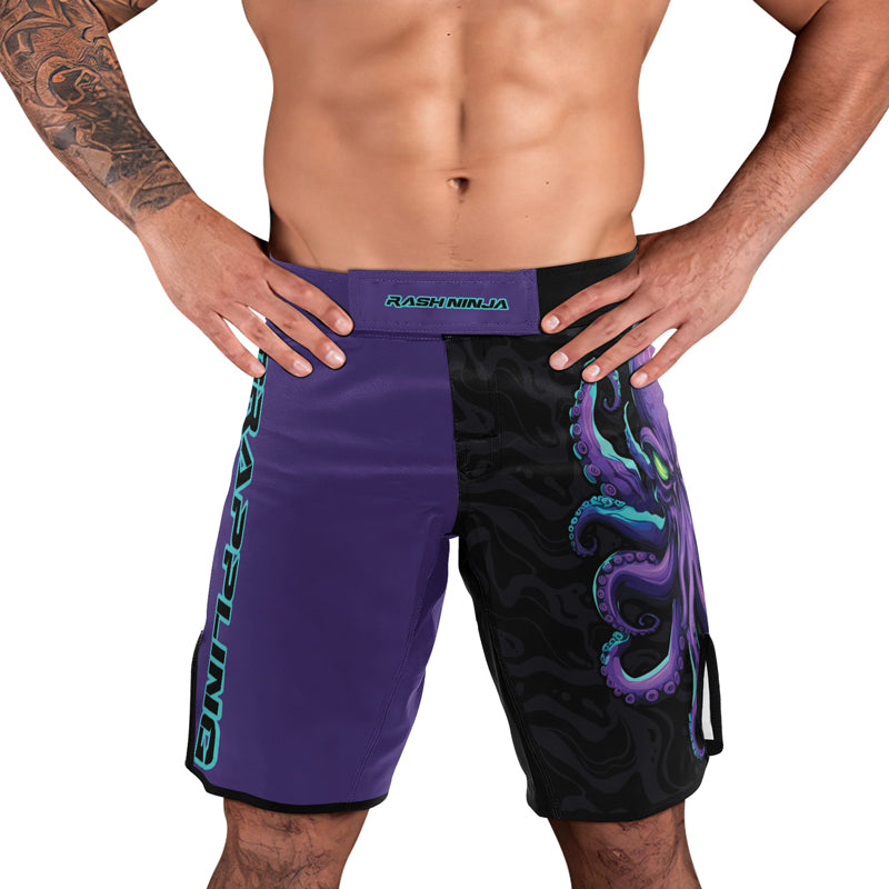 Rashninja Octopus Overlord Men's Fight Shorts | Compression Shorts