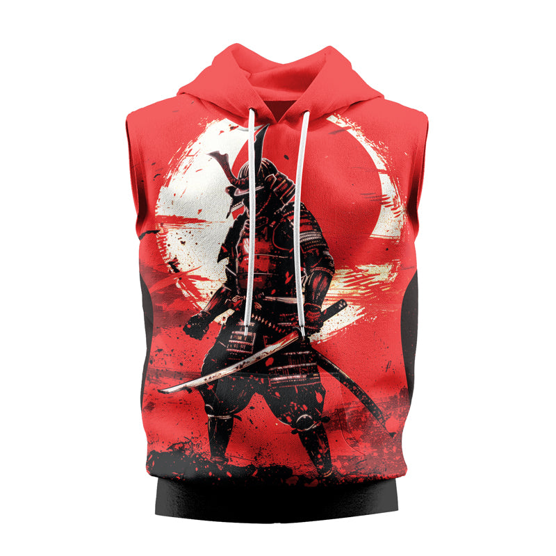 Rashninja Blade of the Samurai Sleeveless Hoodie | Sleeveless Hoodie