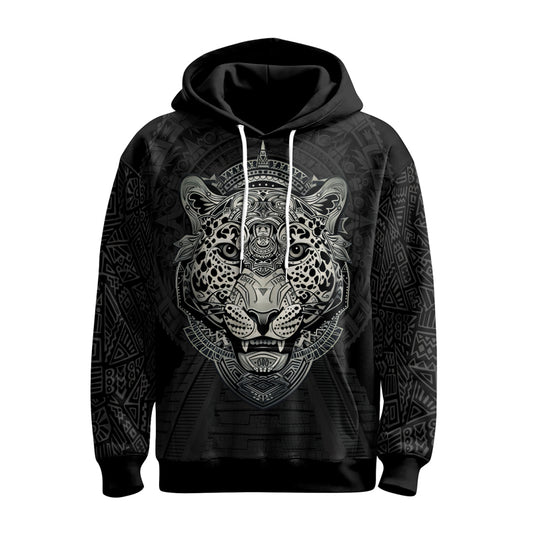 Rashninja Aztec Hunting Jaguar AOP Hoodie