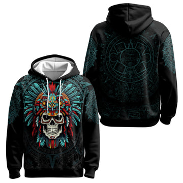 Rashninja Aztec Chief Cranium AOP Hoodie