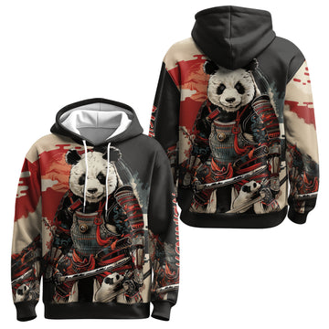 Rashninja Panda Samurai Warrior AOP Hoodie