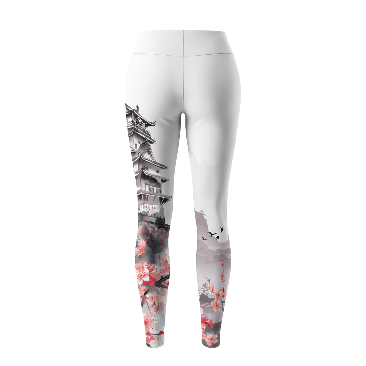 Rashninja Sakura and Castle Women's Leggings