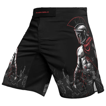 Rashninja Spartan Warrior Crest Men's Fight Shorts