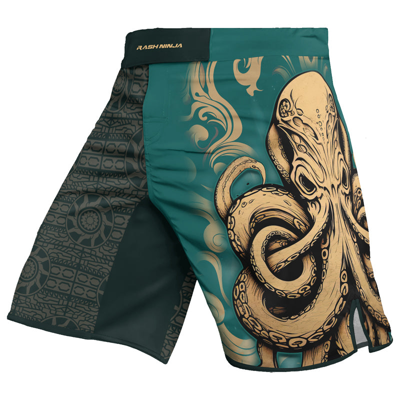 Rashninja Octopus Dominion Men's Fight Shorts | Compression Shorts