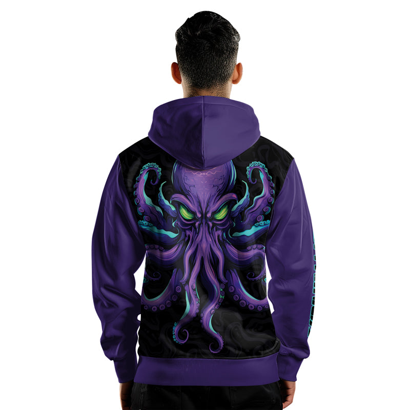 Rashninja Octopus Overlord AOP Hoodie | Jiu Jitsu Octopus Hoodie