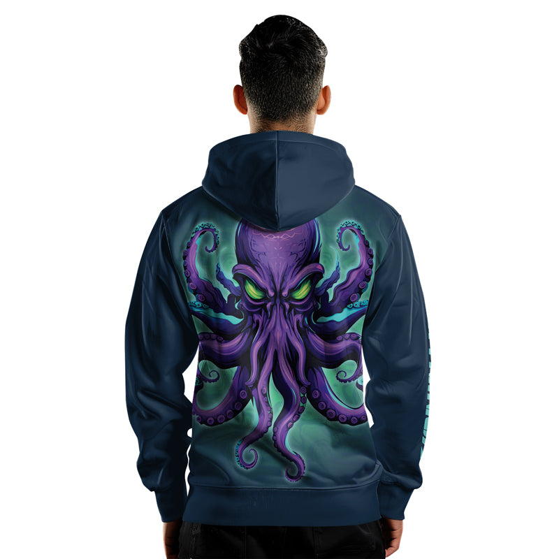 Rashninja Octopus Overlord AOP Hoodie | Jiu Jitsu Octopus Hoodie