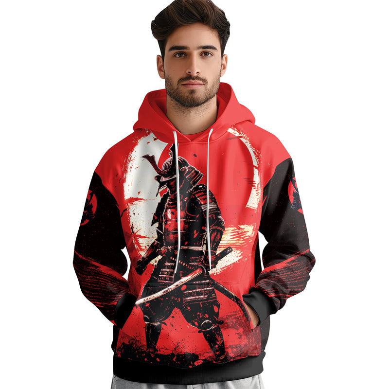 Rashninja Blade of the Samurai AOP Hoodie | Samurai Style Hoodie