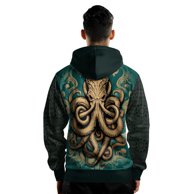 Rashninja Octopus Dominion AOP Hoodie | Jiu Jitsu Octopus Hoodie