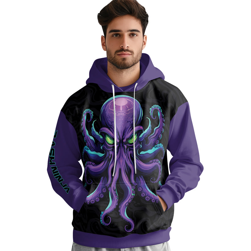 Rashninja Octopus Overlord AOP Hoodie | Jiu Jitsu Octopus Hoodie