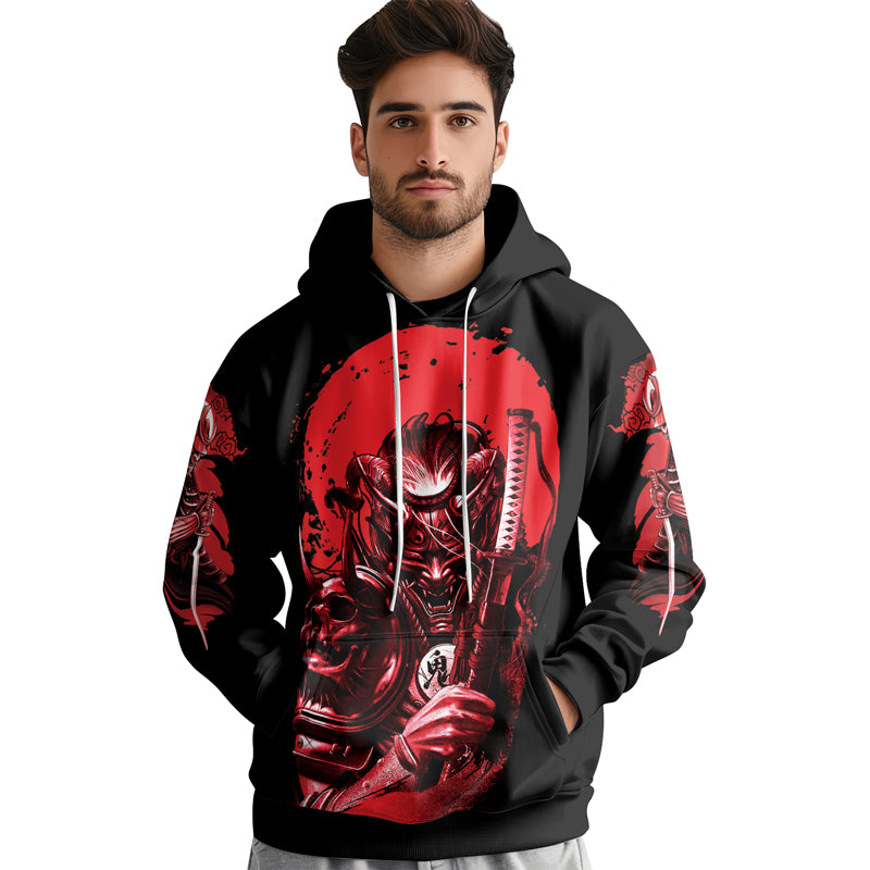 Rashninja Katana Master Samurai Swordplay AOP Hoodie | Samurai Hoodie