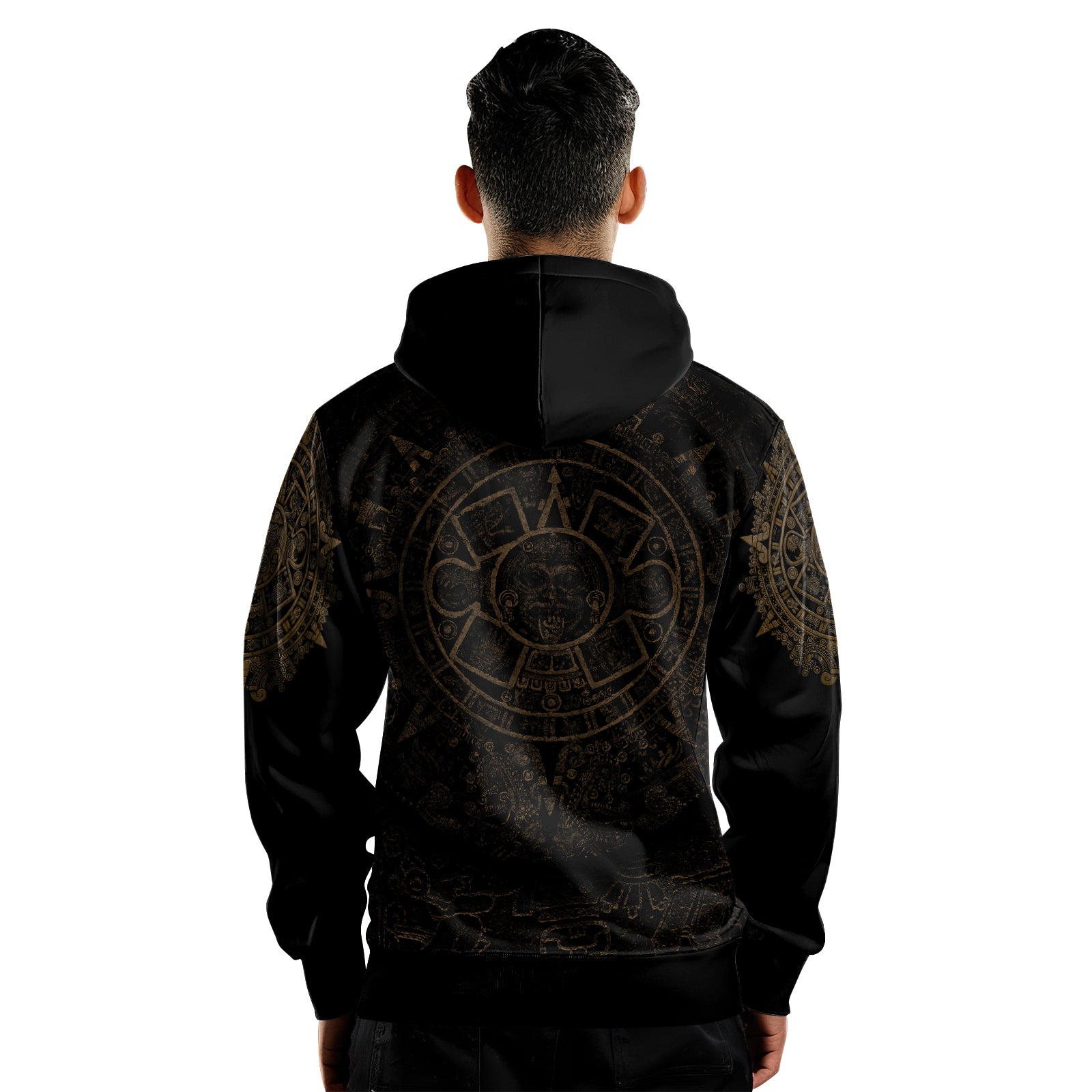 Rashninja Aztec Tribe Headman Skull AOP Hoodie