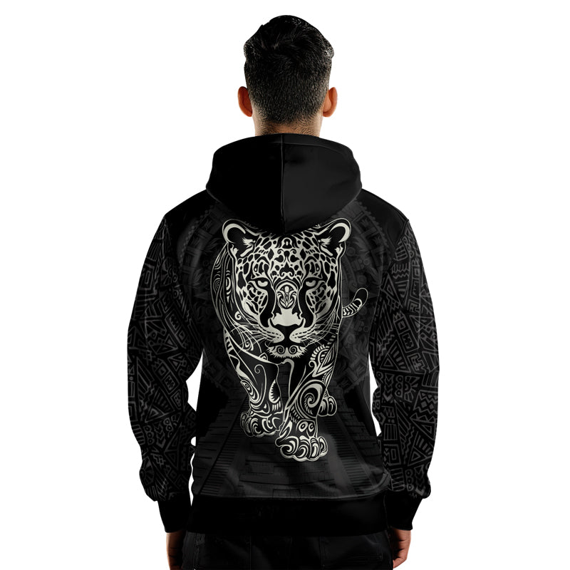 Rashninja Aztec Hunting Jaguar AOP Hoodie