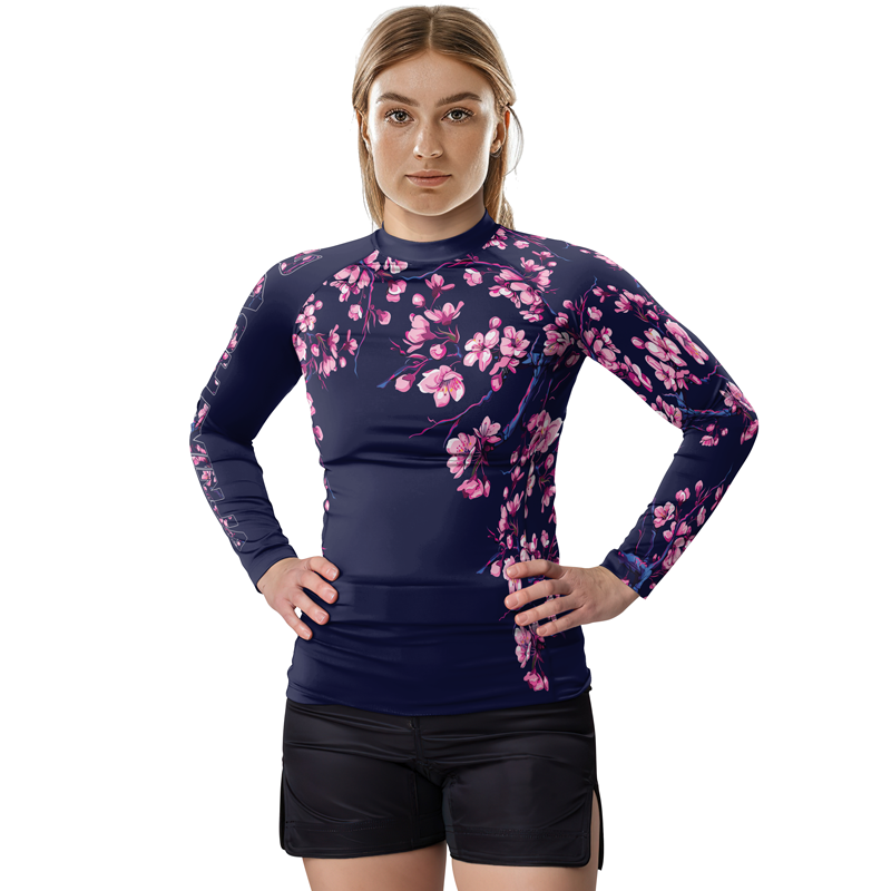 Daniela Rash Guard Rashninja Sakura Blossom Women's Long Sleeve Rash Guard | Rash Guard