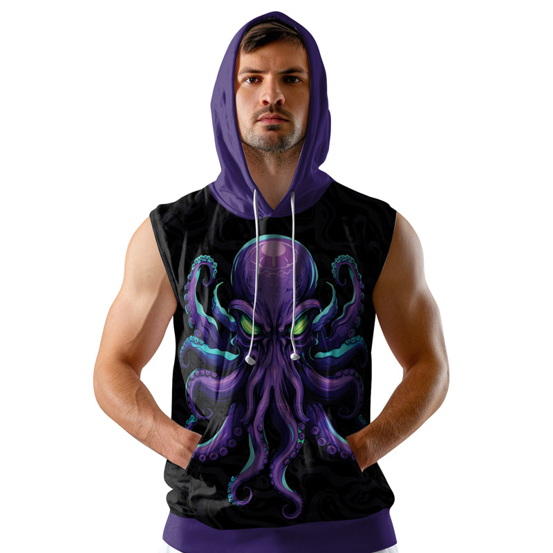 Rashninja Octopus Overlord Sleeveless Hoodie | MMA Sleeveless Hoodie