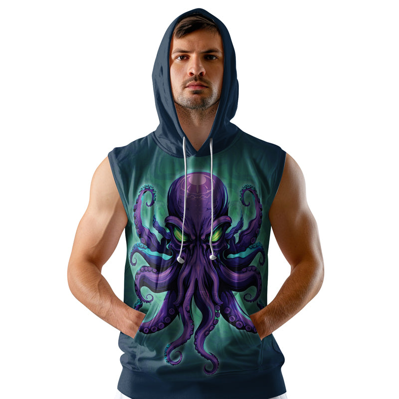 Rashninja Octopus Overlord Sleeveless Hoodie | MMA Sleeveless Hoodie