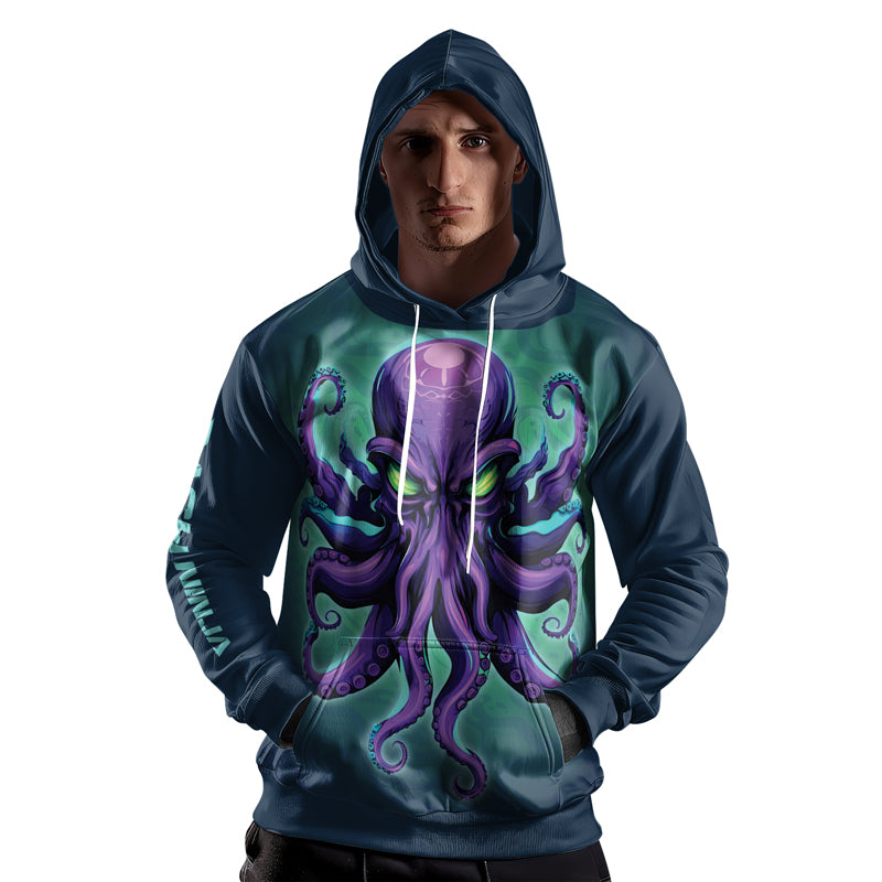 Rashninja Octopus Overlord AOP Hoodie | Jiu Jitsu Octopus Hoodie