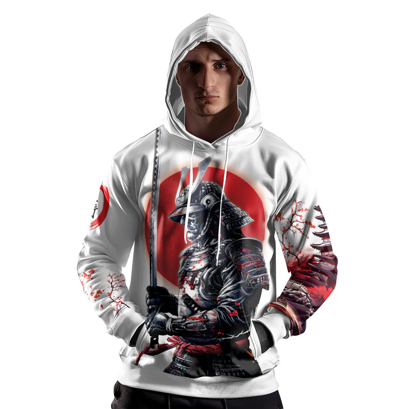 Rashninja Legendary Samurai Warrior AOP Hoodie | Samurai Style Hoodie