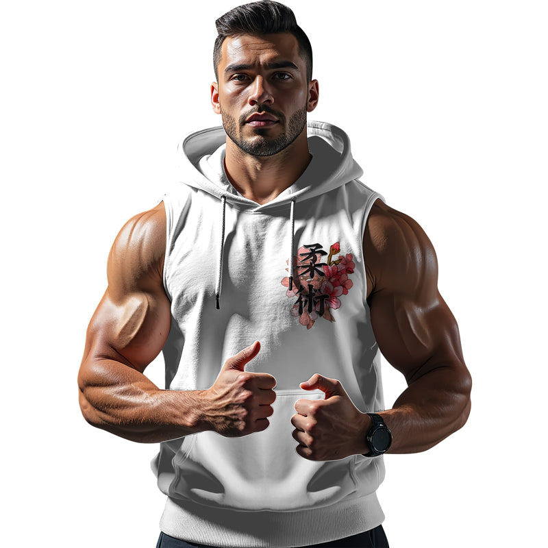 Rashninja Oni Blossom Fusion Sleeveless Hoodie | MMA Sleeveless Hoodie