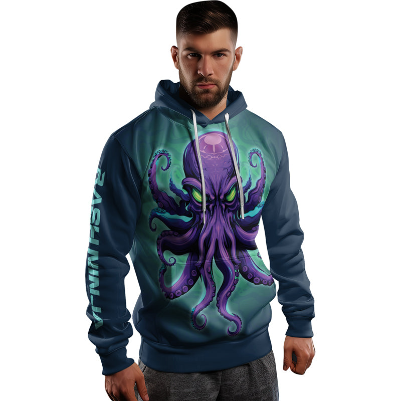 Rashninja Octopus Overlord AOP Hoodie | Jiu Jitsu Octopus Hoodie