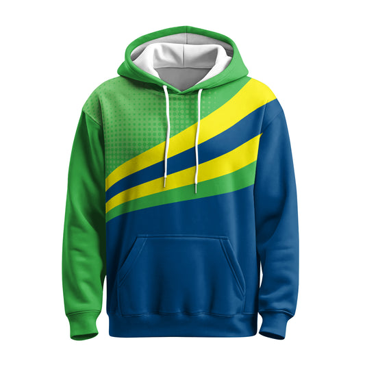 Rashninja Brazilian Pride Grappler AOP Hoodie | Brazil Flag Hoodie