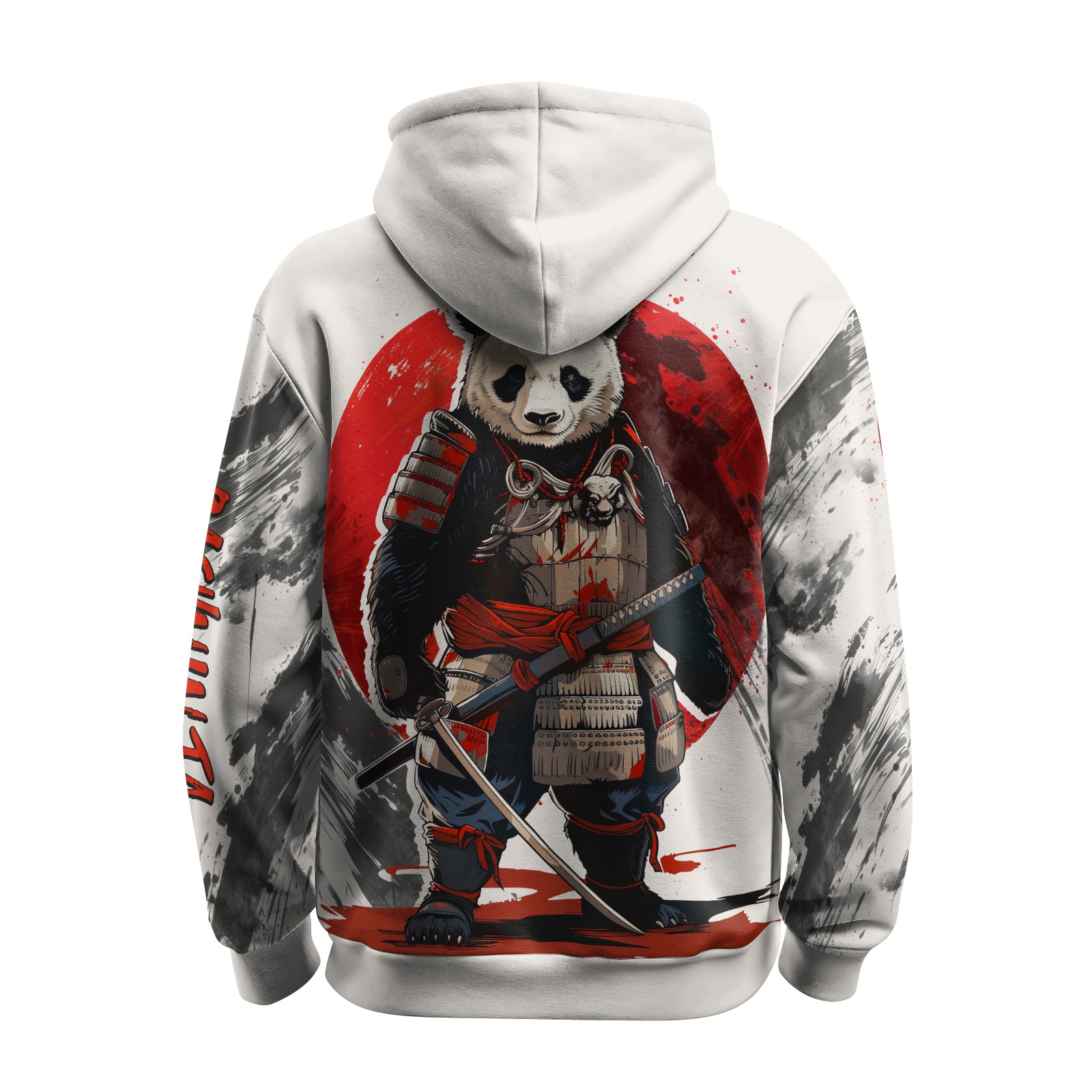 Rashninja Panda Samurai Armor AOP Hoodie