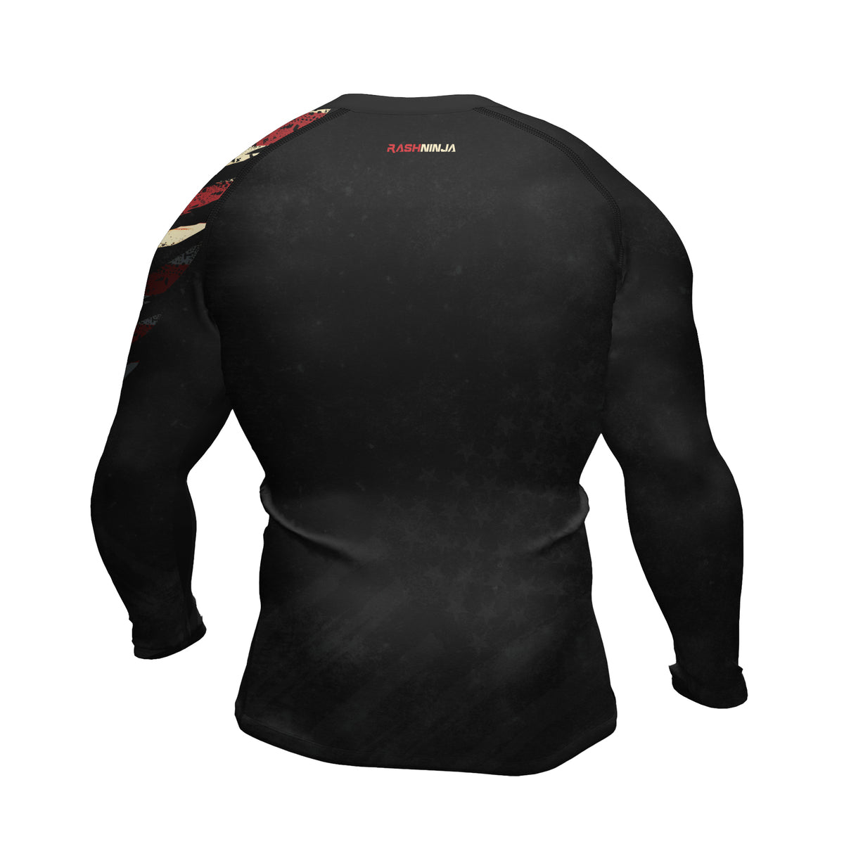 Rashninja Eagle American Flag Men's Long Sleeve Rash Guard