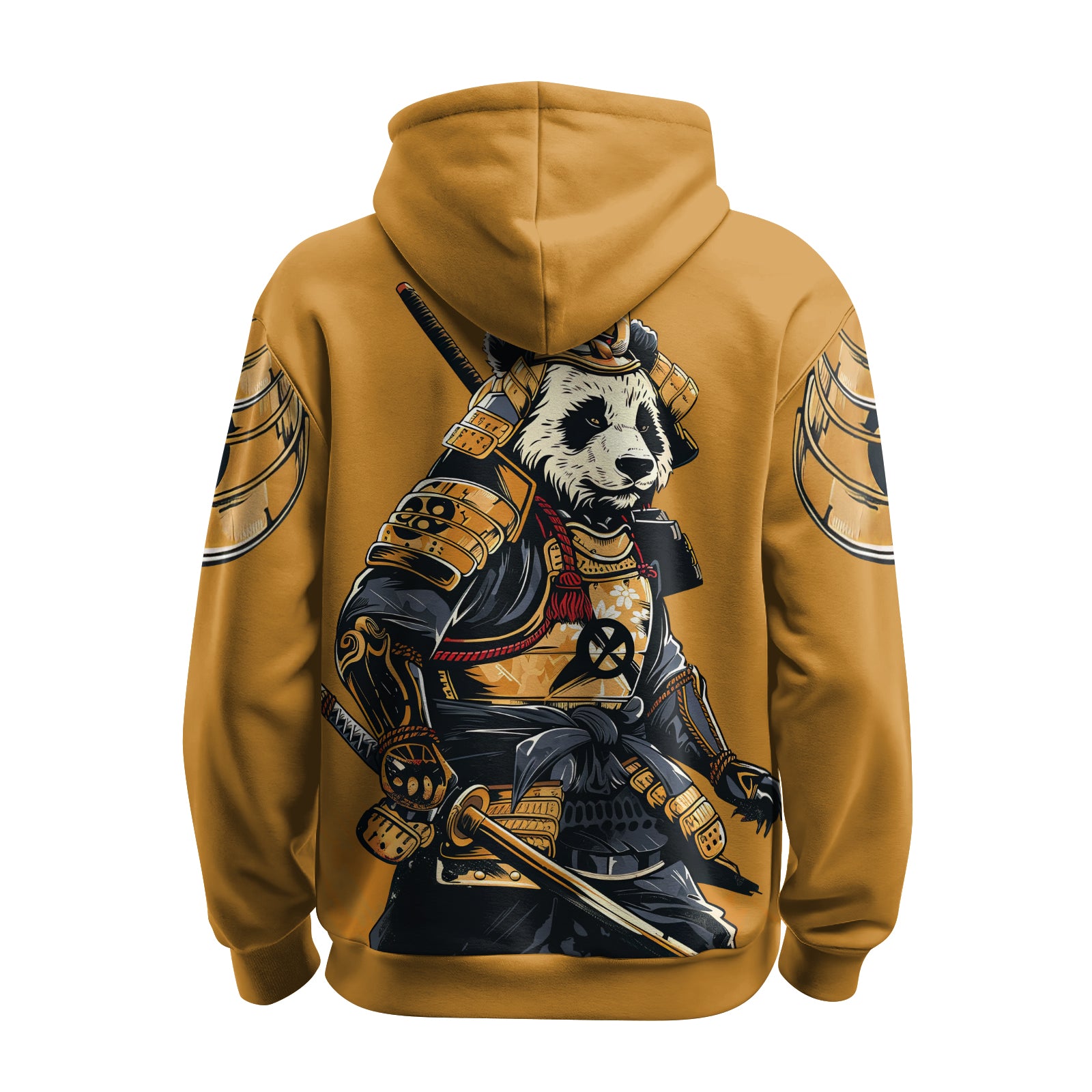 Rashninja Samurai Panda Strikes AOP Hoodie