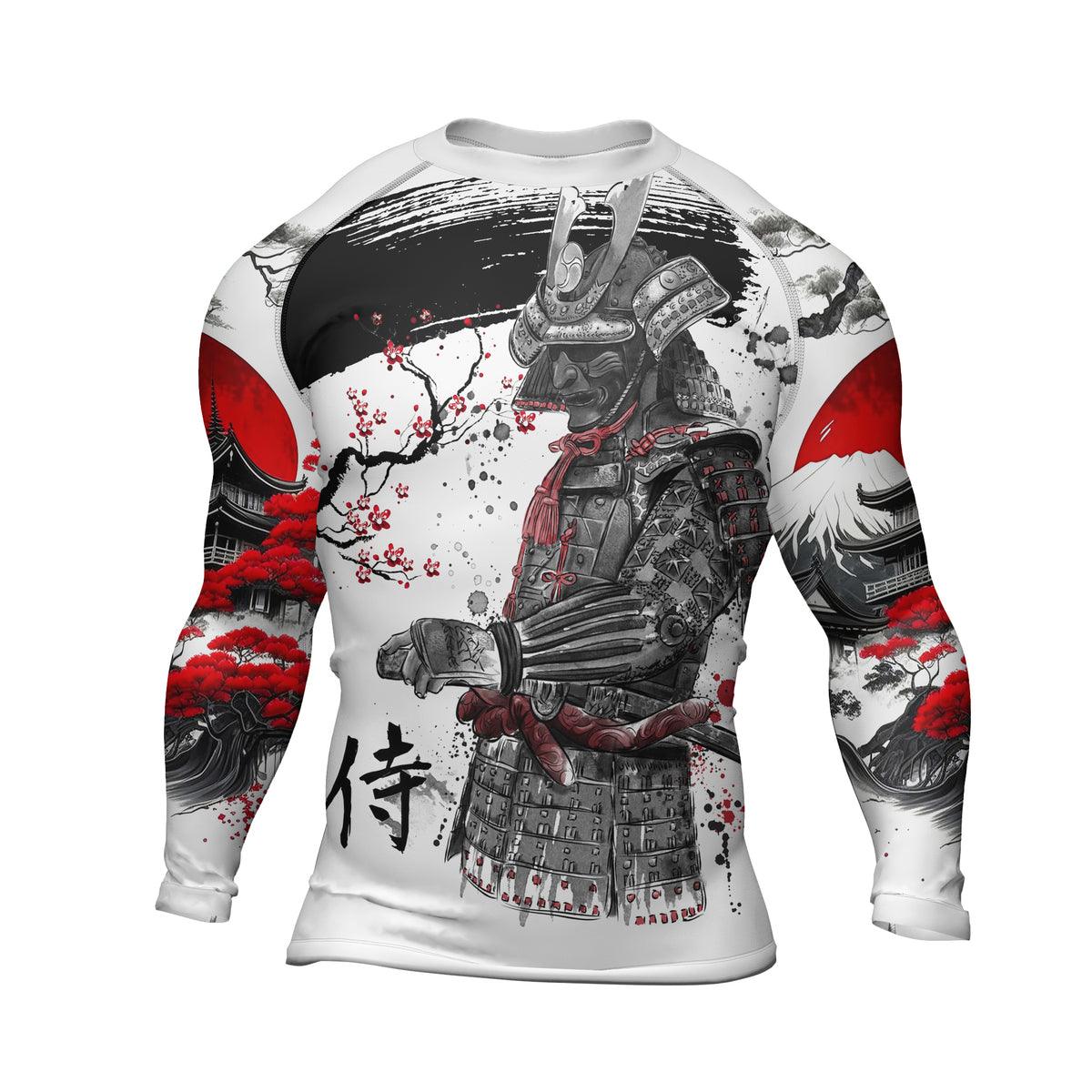 Rashninja Sakura Samurai Men's Long Sleeve Rash Guard | Fightwear