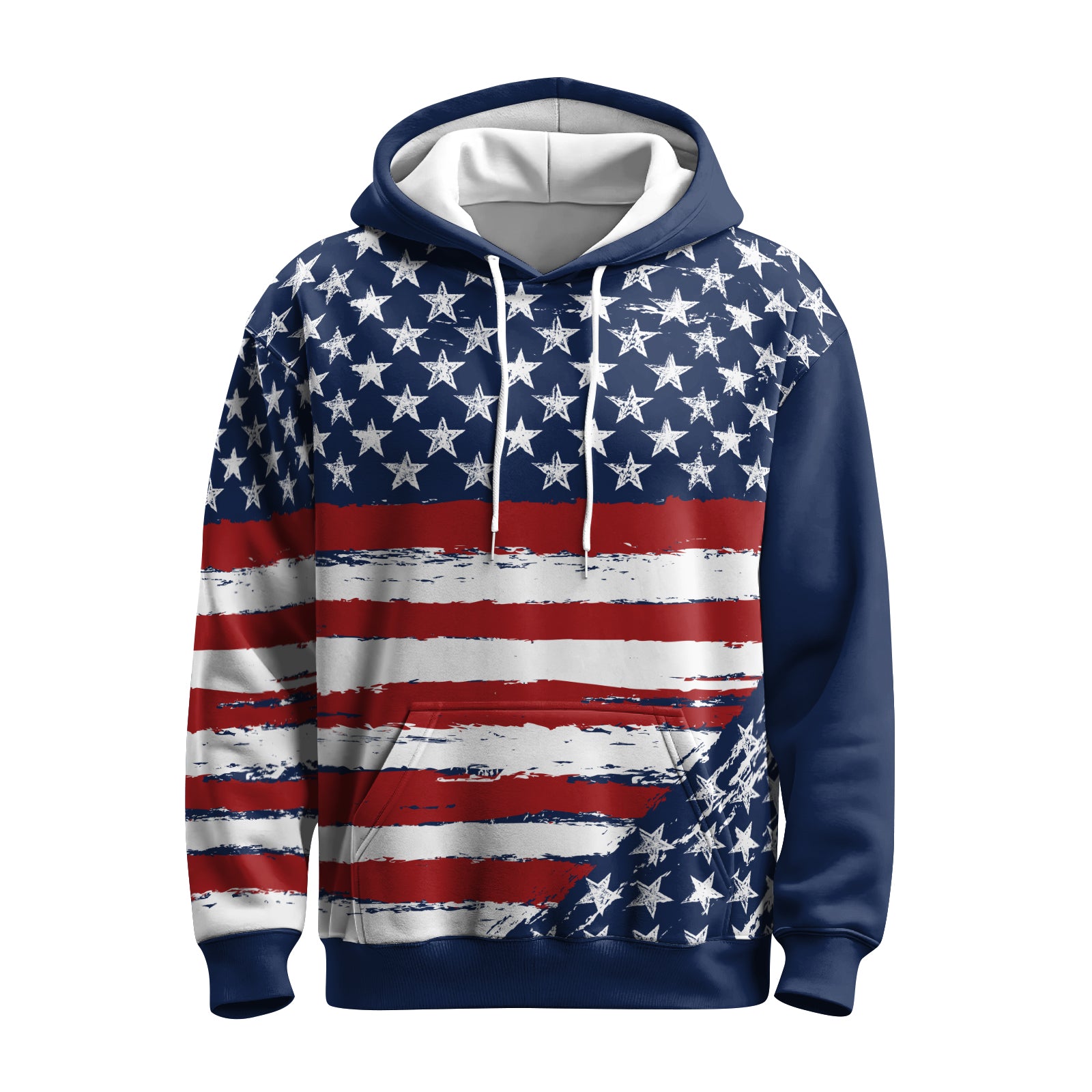 Rashninja Flag of the United States AOP Hoodie | Patriotic Hoodies