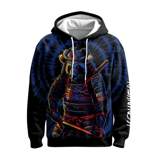 Rashninja Panda Samurai Essence AOP Hoodie