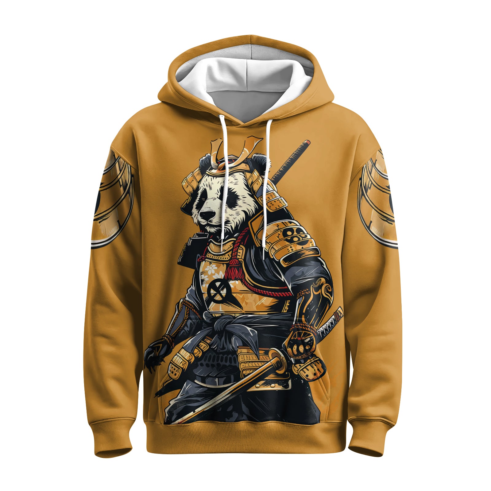 Rashninja Samurai Panda Strikes AOP Hoodie