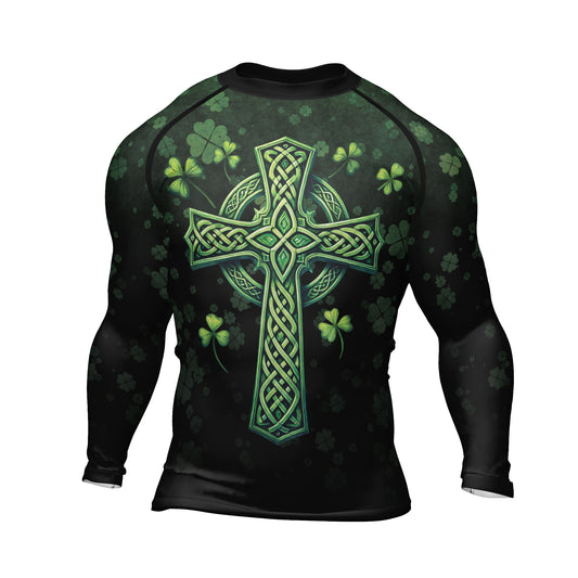 Rashninja Irish Patrick Men's Long Sleeve Rash Guard | Patrick Shirt