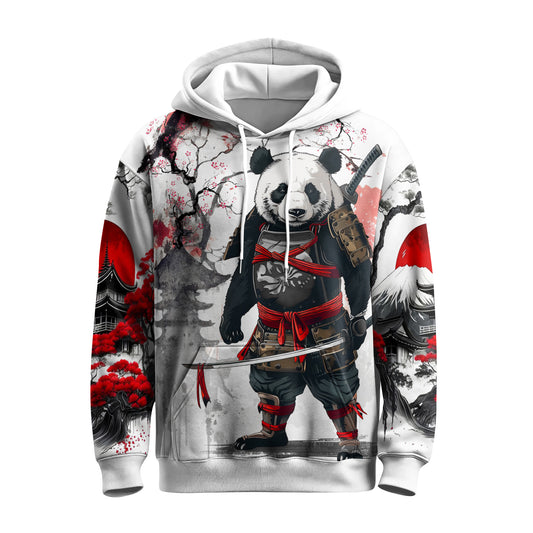 Rashninja Samurai Panda Warrior AOP Hoodie