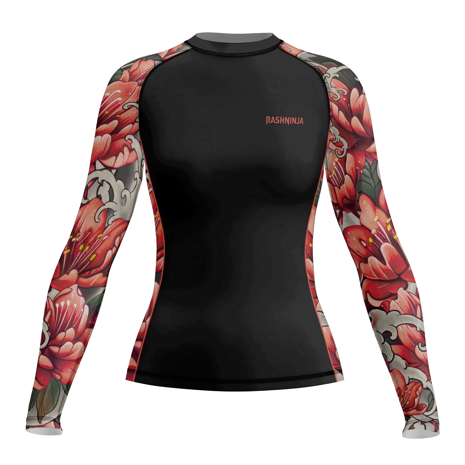 Rashninja Blossoming Snake Women's Long Sleeve Rash Guard