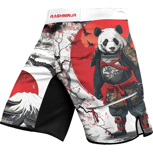 Rashninja Samurai Panda Warrior Men's Fight Shorts