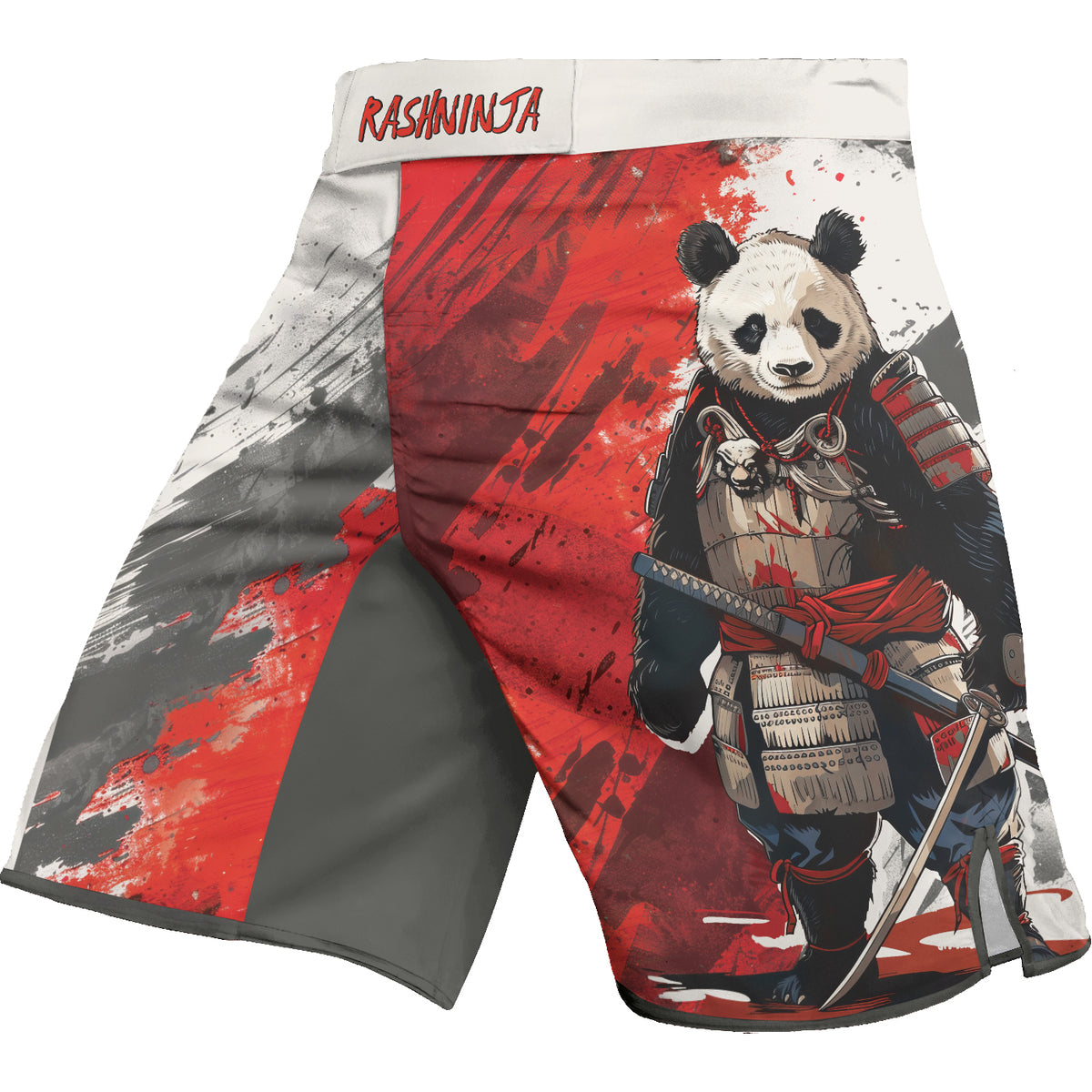 Rashninja Panda Samurai Armor Men's Fight Shorts