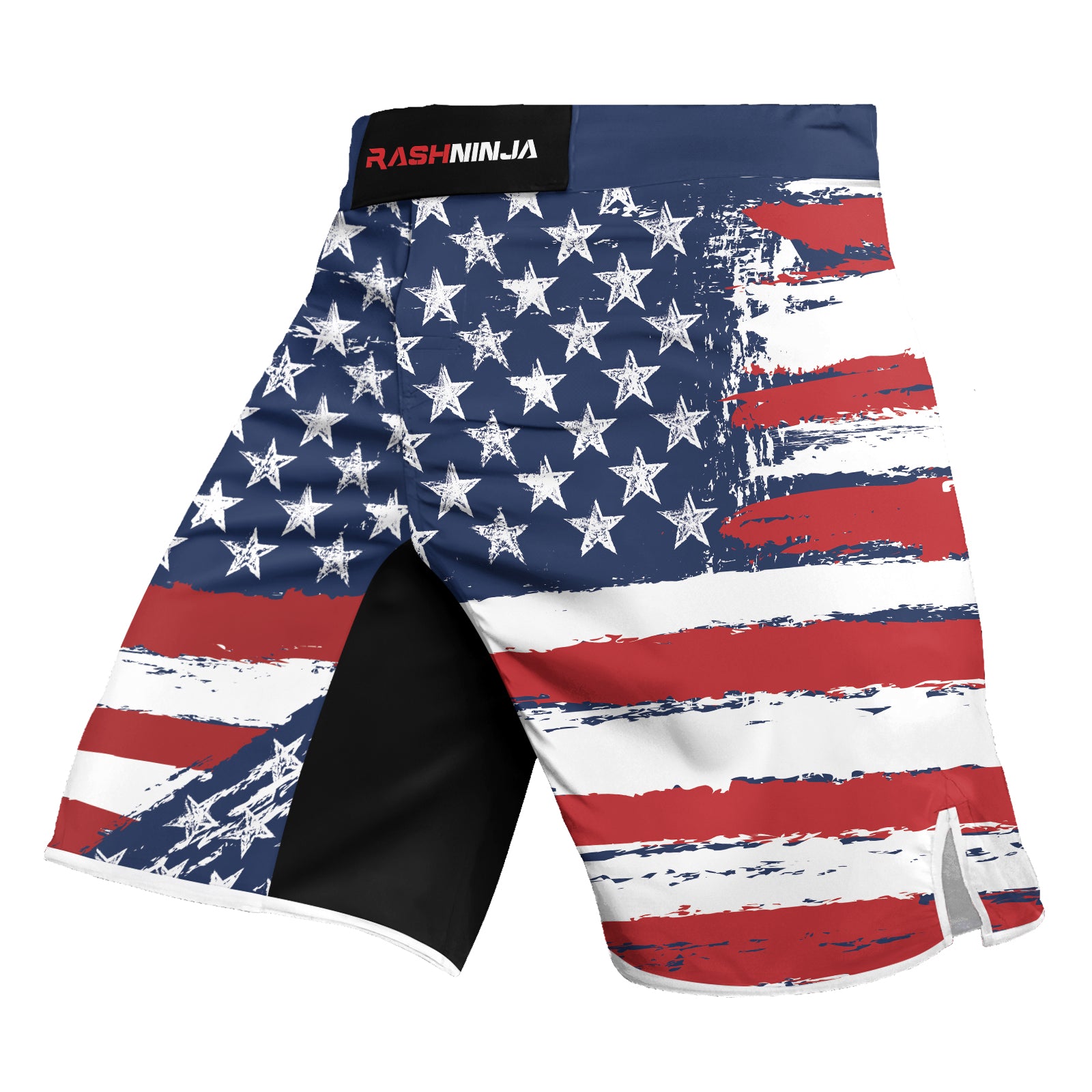 Rashninja Flag of the United States Men's Fight Shorts