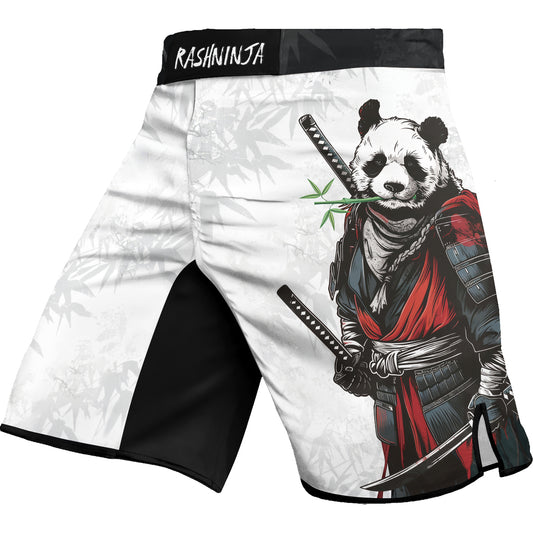 Rashninja Mystic Warrior Panda Samurai Men's Fight Shorts