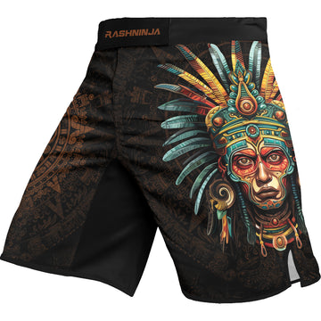 Rashninja Aztec Headman Men's Fight Shorts